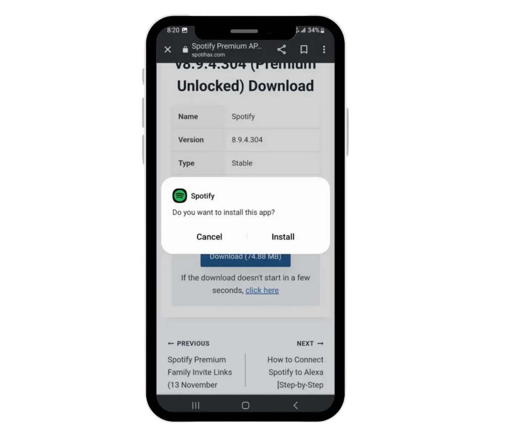 indir spotify premium apk